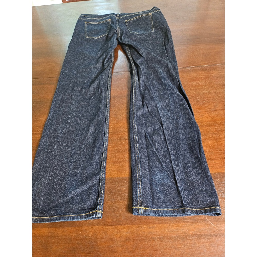 Alesbury Relaxed Jeans Men 34x34 Dark Indigo Blue Straight Leg Denim